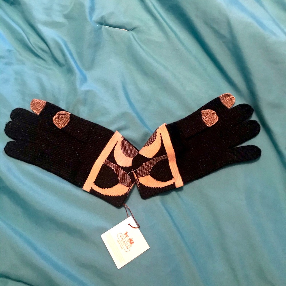 Coach gloves, new with tags …